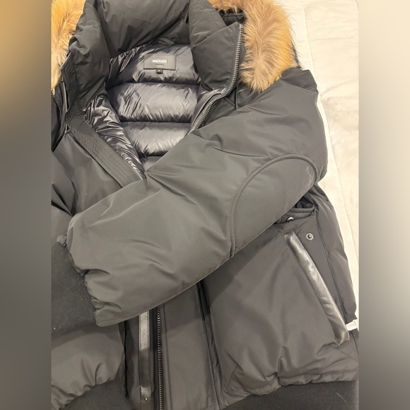 Men’s Mackage Puffer Bomber (Nathan) with removable natural fur trim - Picture 9 of 9